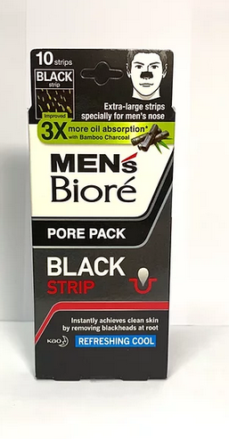 Biore Pore Men's Black Nose Pack