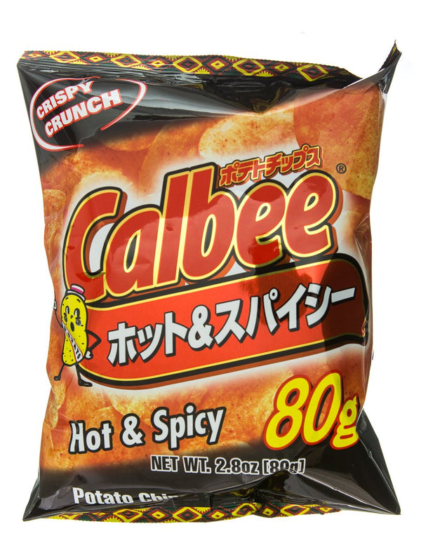 Calbee Potato Chips, Hot & Spicy