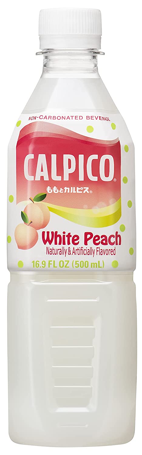 Calpico Soft Drink, Non-Carbonated, White Peach