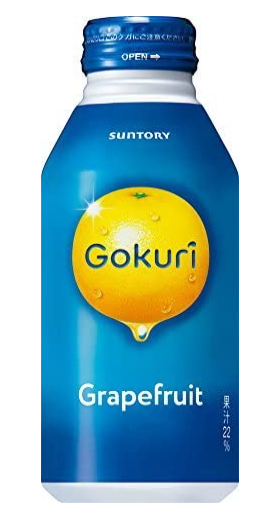 Gokuri Grapefruit suntory ゴクリ Amazon.com : japanese Suntory Gokuri Grapefruit - 13.5 fl.oz