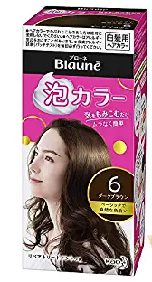 Blaune Cream Haircolor For Gray Hair, #6 Dark Brown