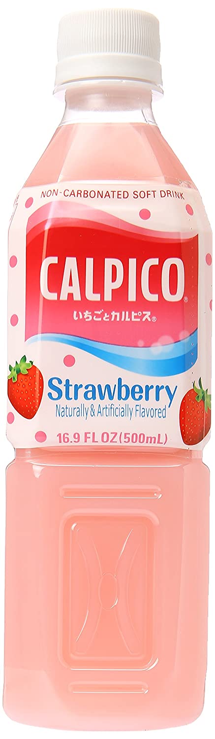 Calpico Soft Drink, Non-Carbonated, Strawberry