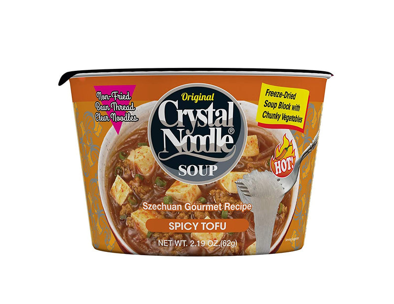 Crystal Noodle Crystal Noodle Soup, Spicy Tofu