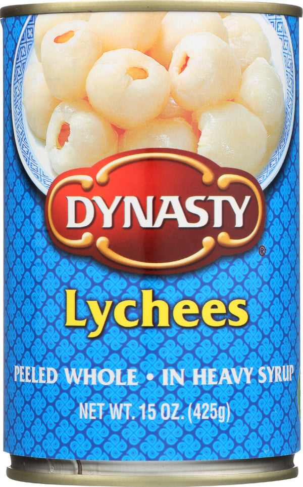 Dynasty Lychees, Peeled, Whole, in Heavy Syrup