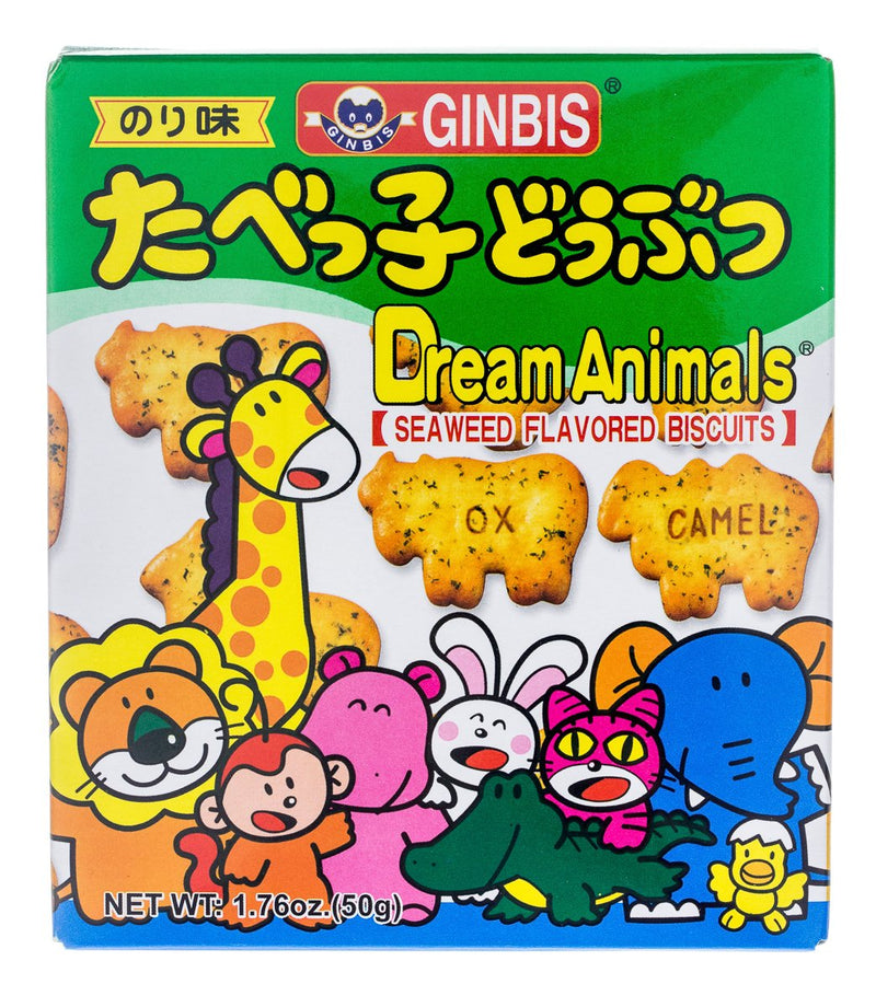 Ginbis Animal Seaweed Biscuits