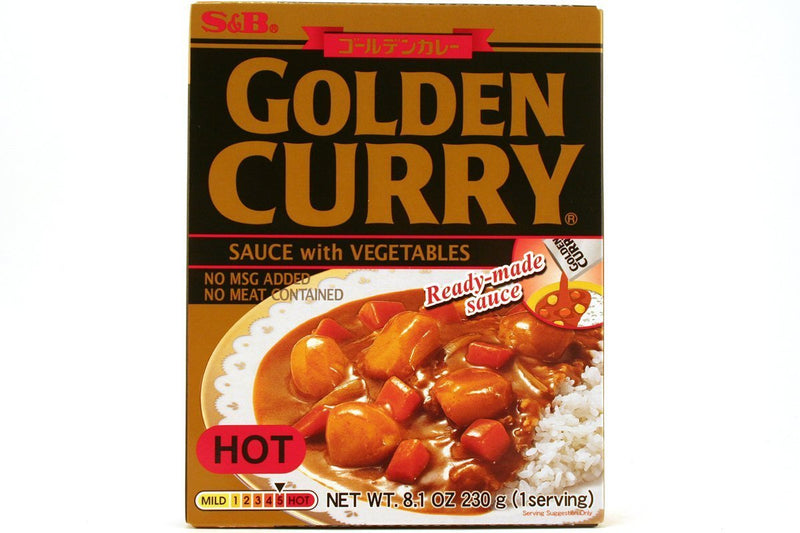 Golden Curry Sauce with Vegetables, Golden Curry, Hot