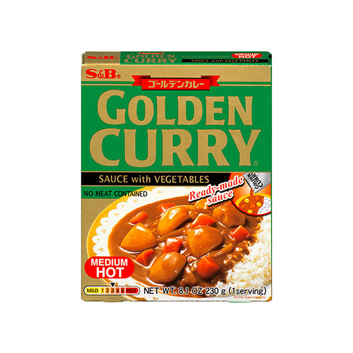 Golden Curry Sauce with Vegetables, Medium Hot