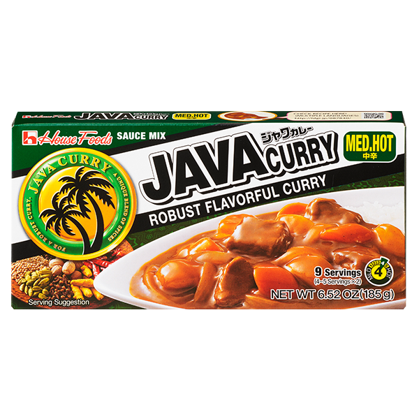HOUSE   Sauce Mix, Java Curry, Med/Hot