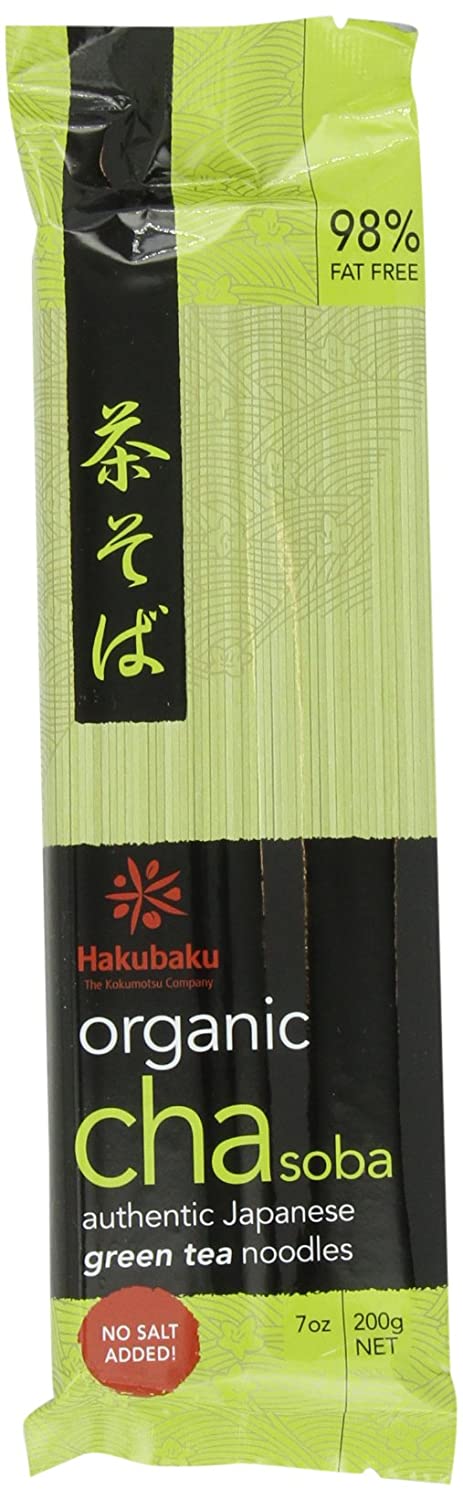 Hakubaku Green Tea Noodles, Organic