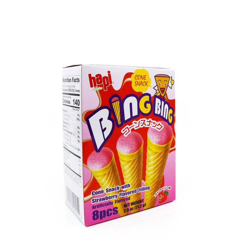 Hapi Bing Bing Strawberry Snack Cone
