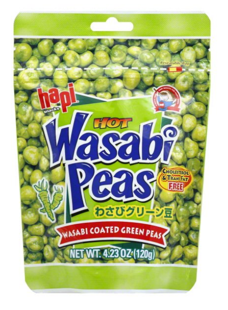 Hapi Snacks Peas, Wasabi, Hot