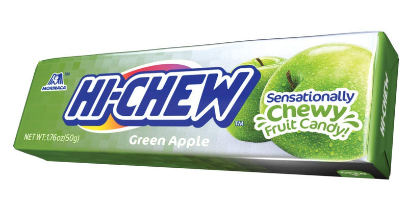 Hi Chew Fruit Candy, Chewy, Green Apple
