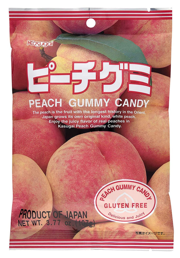 Kasugai Gummy Candy, Peach