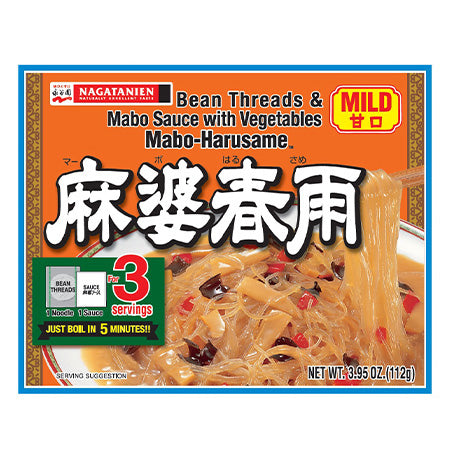 Nagatanien Bean Threads & Mild Mabo Sauce with Vegetables