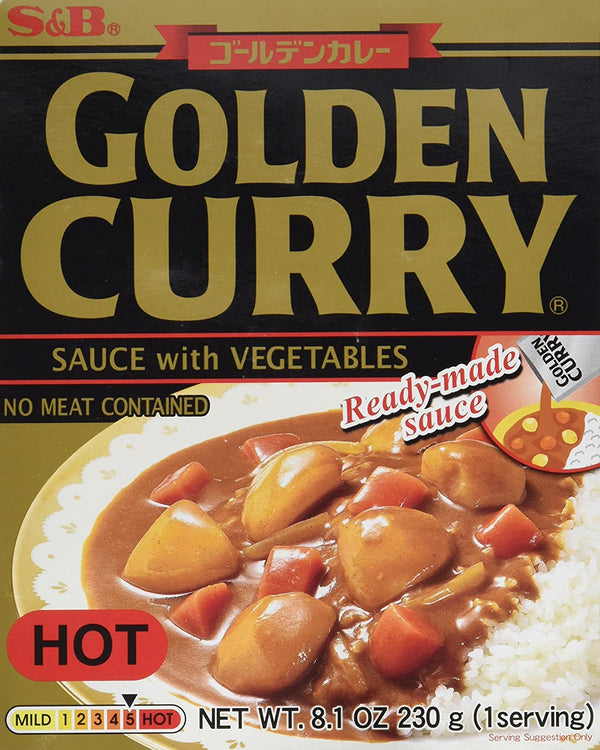 S & B Curry Sauce, with Vegetables, Hot
