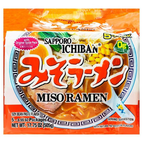 Sapporo Ichiban Miso Ramen, Soy Bean Paste Flavor