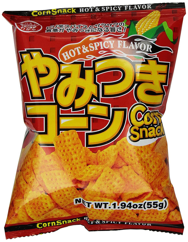 Wagaya Yamitsuki Corn Snack (Hot And Spicy)